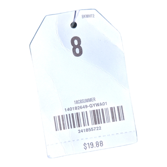 Crazy 8 Girls size 8 Button Up Cuffed Blue Jean Shorts - Picture 6 of 7